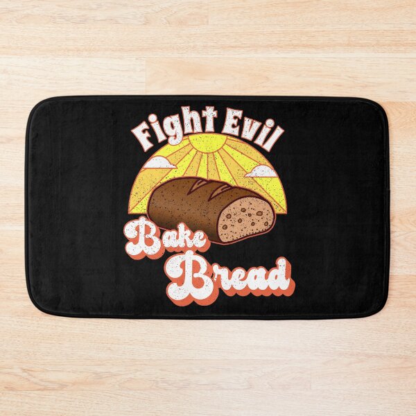 Item preview, Fight Evil Bake Bread -- Happy Hero Pastry Cake Bread Baker (Orange) designed and sold by TheEditrix.