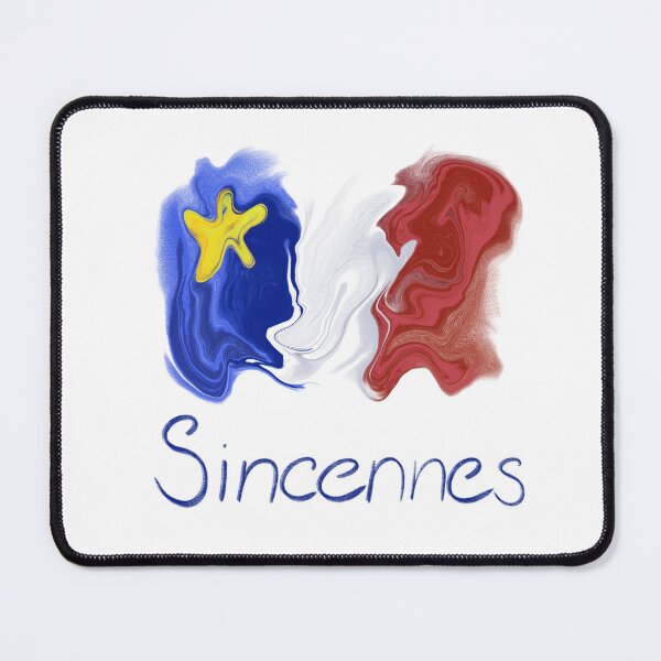 Item preview, Acadian Flag pastel liquid Sincennes - Drapeau acadien liquide pastel Sincennes designed and sold by ColoursOfFrance.
