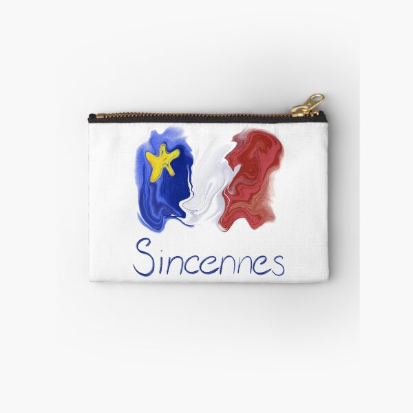 Item preview, Bandera de Acadia en colores pastel líquido de Sincennes designed and sold by ColoursOfFrance.