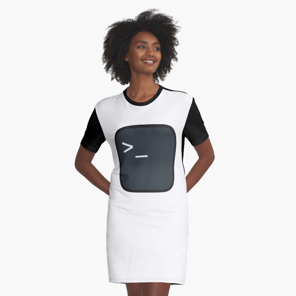 Item preview, Graphic T-Shirt Dress designed and sold by Mechashadow.