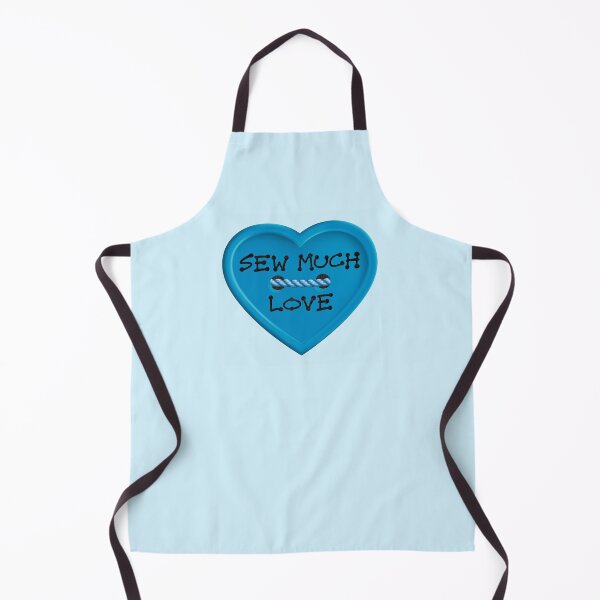 Item preview, Sew Much Love...(Aqua on Lt. Aqua) designed and sold by PawsitiveMum.