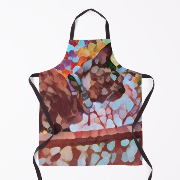 Item preview, tortie cat sitting on a roof dotted design designed and sold by Cora Gregory.