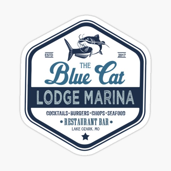 The blue cat lodge svg, the blue cat svg, lodge marina svg