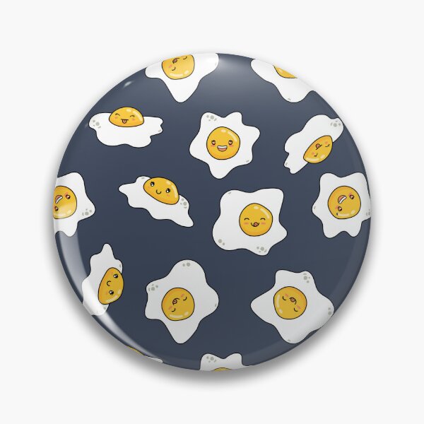 Item preview, Sunny side up kawaii eggs pattern designed and sold by TheArtDesk.