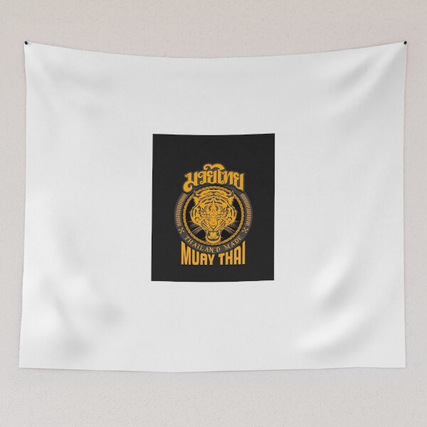 Artikelvorschau, Tiger sagat muay thailändisches Thailand-Kampfkunstlogo Grafik-T-Shirt entworfen und verkauft von AlisonObrain.