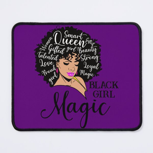 Item preview, "Black Girl Magic" Afro Art designed and sold by LYSandCo.