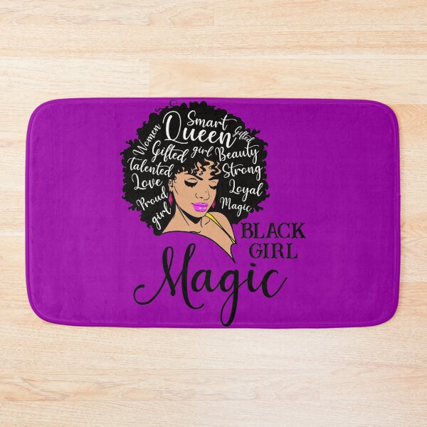 Item preview, "Black Girl Magic" Afro Art designed and sold by LYSandCo.