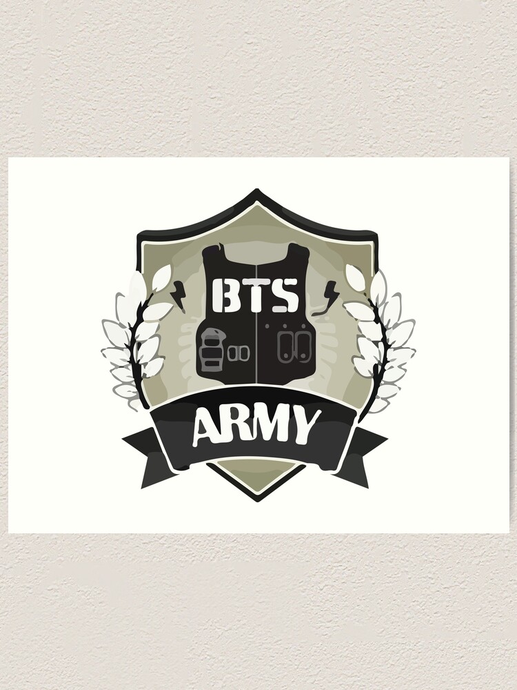 "BTS ARMY LOGO" Art Print by BreezeFrozen | Redbubble