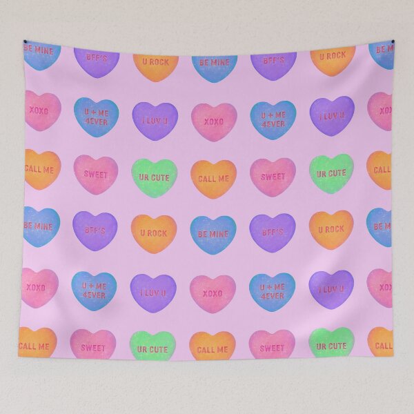 Item preview, Sweet Glitter Candy Conversation Hearts designed and sold by cartuart.