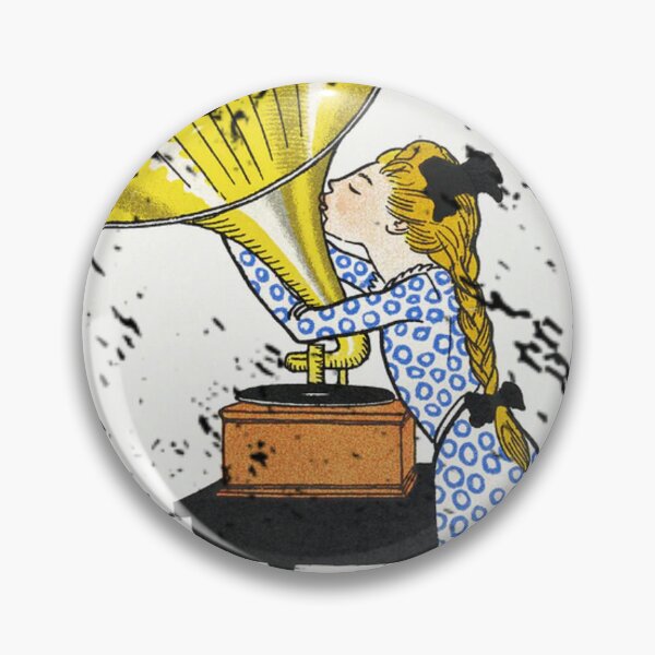 Item preview,  VINTAGE GIRL AND HER PHONOGRAPH designed and sold by NewTorch.