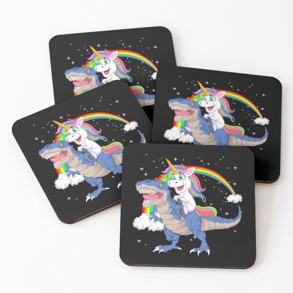 Item preview, Unicornio montando dinosaurio designed and sold by IzabellaFarrell.