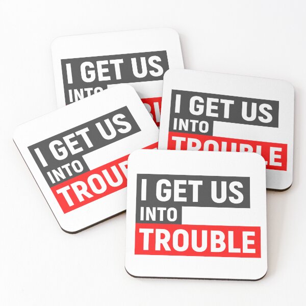 Item preview, I Get Us Into Trouble designed and sold by anenastudio.