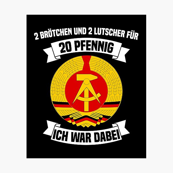 "Lustige DDR Sprüche Deutschland Ossi Demokratie Freiheit Retro DDR