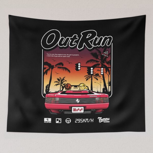 Item preview, Out Run Retro Vintage Arcade Gaming designed and sold by Judore690.