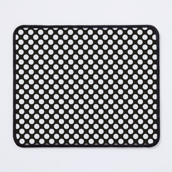 Item preview, Retro White and Black Polka Dot Pattern designed and sold by Artistestella.