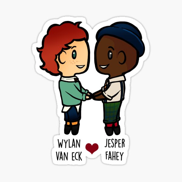 Wylan x Jesper - Six of Crows Sticker