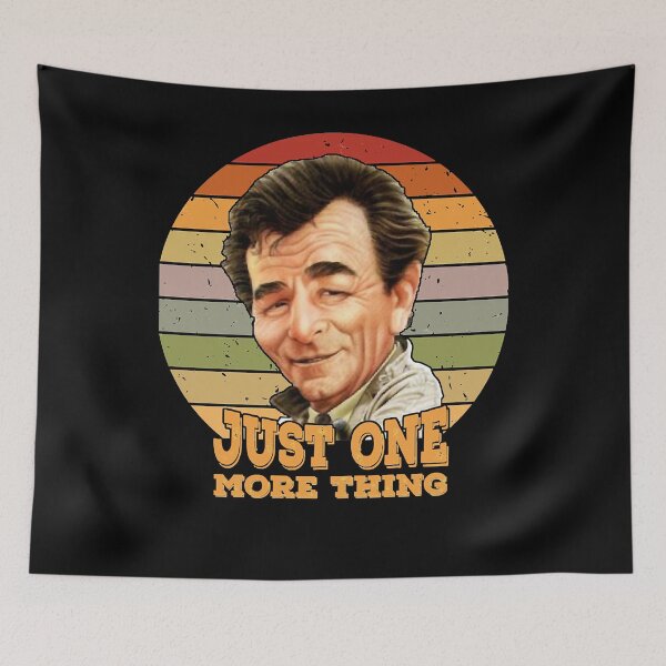 Item preview, Cool Original Detective Insidious And Secret Columbo  Just One More Thing Vintage Gift For designed and sold by Stiedemann111.