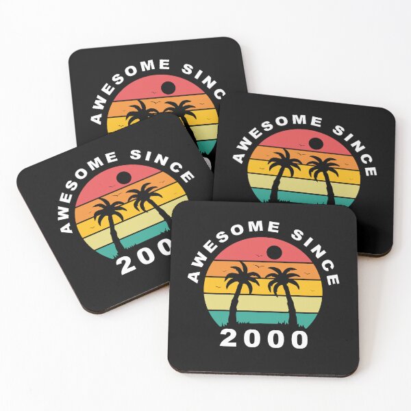 Item preview, Awesome since 2000 | 22nd Birthday Vintage designed and sold by MouDantArts.