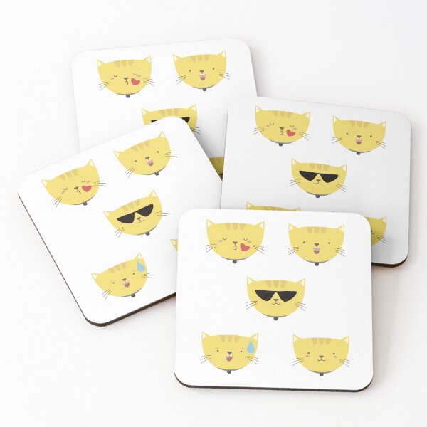 Item preview, Smiling Friends Cat Emoji Cute Face designed and sold by infazbdeen.