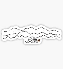 North Carolina Mountains Sticker