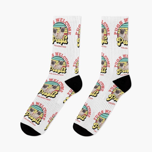 Item preview, Pugs Welcome People Tolerated designed and sold by momofdoggos.