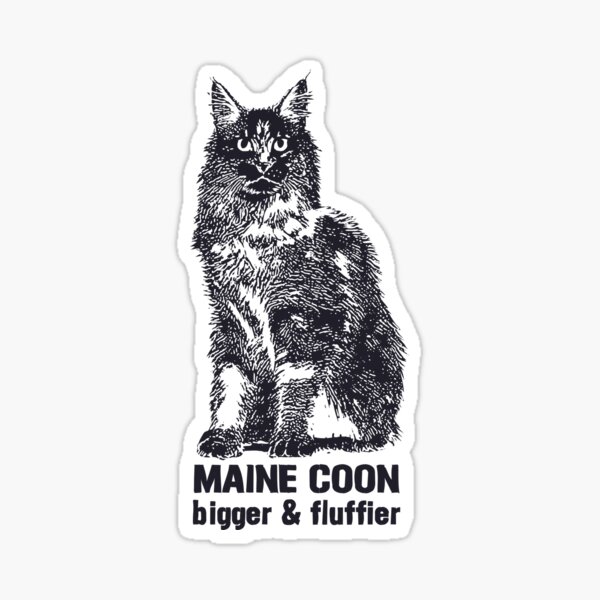 Item preview, Fluffy Maine Coon designed and sold by SmiledClothing.