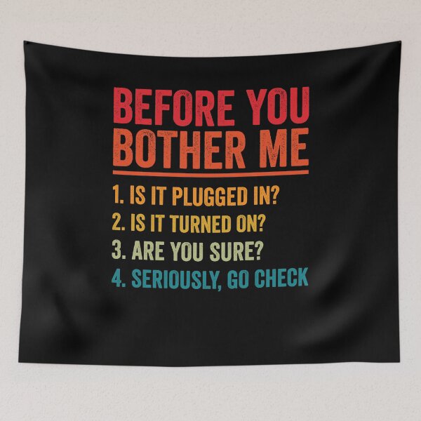 Item preview, Before You Bother Me Shirt, Information Technology Shirt, Technical Support Gift, A Little Technical Shirt, IT Checklist, Techies Day Gift designed and sold by aymob.