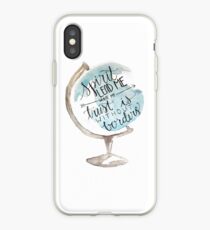 Christian quote, Hillsong, Globe iPhone Case