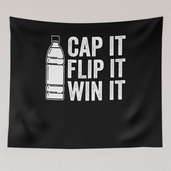 Item preview, Cap It Flip It Win It Shirt, Funny Bottle Flipping Game Shirt, Bottle Flip Champion Shirt, Bottle Flip Pro Shirt, Bottle Flip Trick Shirt designed and sold by aymob.