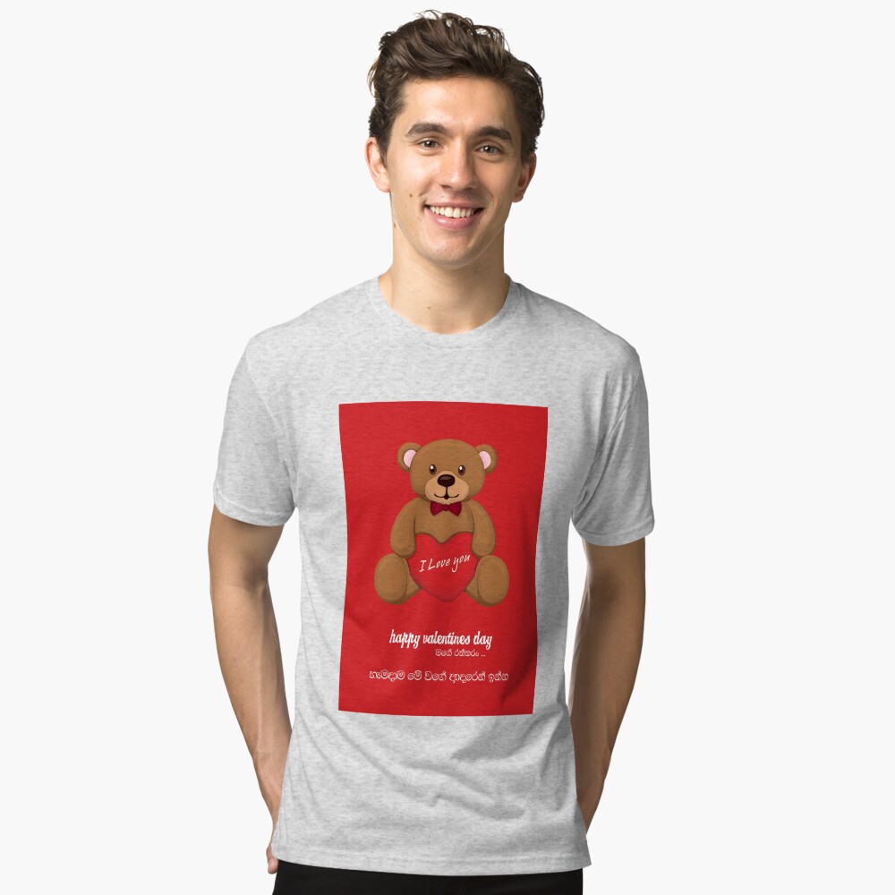 Item preview, Tri-blend T-Shirt designed and sold by sinhalaGreeting.