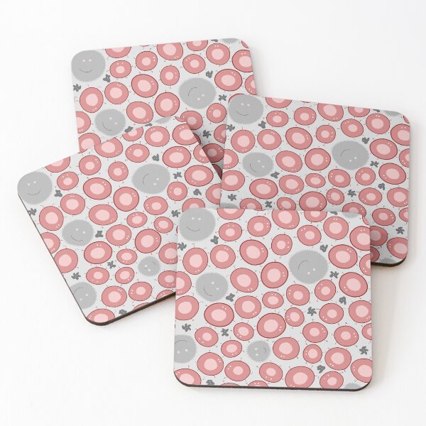 Item preview, Blood Cells Educational Pattern on Grey designed and sold by fogoosherie.