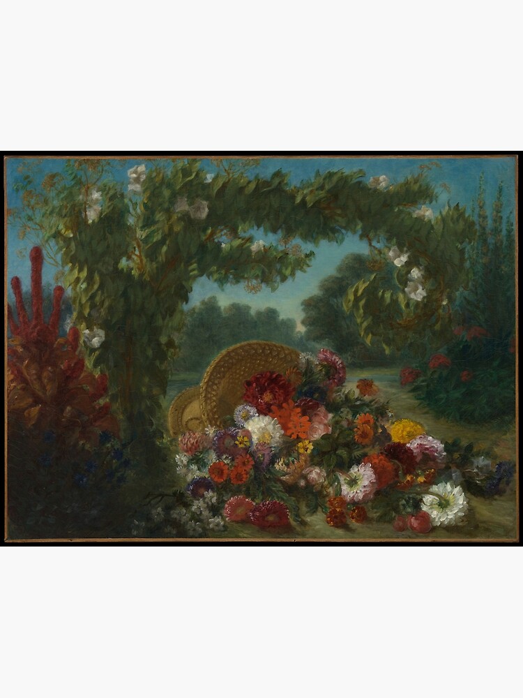 "Basket of Flowers by Eugène Delacroix" Poster for Sale by kkarlstrom