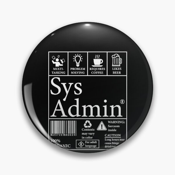 Artikelvorschau, Systemadministrator-Shirt, Produktetikett Linux-Shirt, Systemadministrator-Tag, Sysadmin-Shirt, Tech-Support-Shirt, IT-Computer-Geek-Shirt entworfen und verkauft von aymob.
