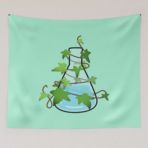 Item preview, Erlenmeyer Flask with Ivy designed and sold by Artsy-Chemist.