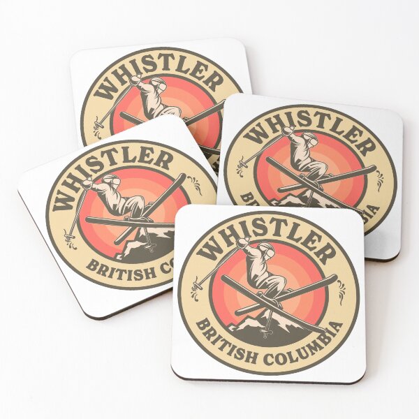Item preview, Whistler BC Ski Retro Badge designed and sold by modeoftravel.
