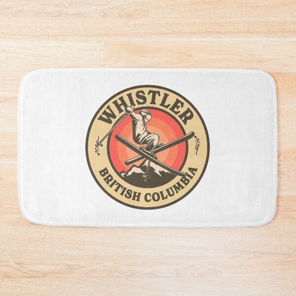 Item preview, Whistler BC Ski Retro Badge designed and sold by modeoftravel.