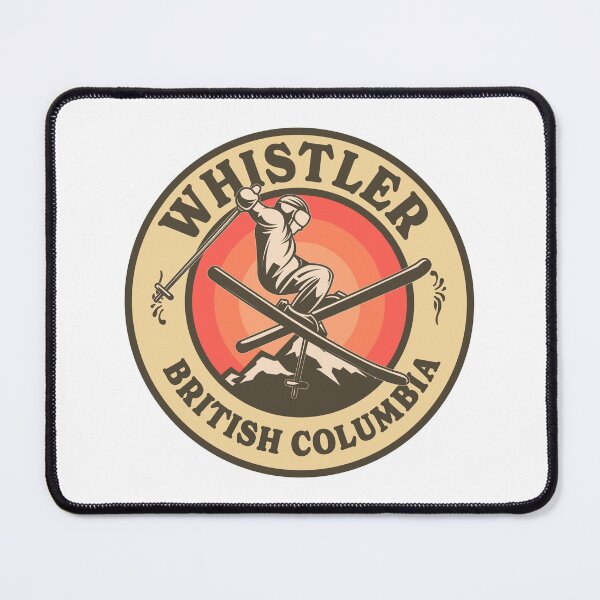 Item preview, Whistler BC Ski Retro Badge designed and sold by modeoftravel.