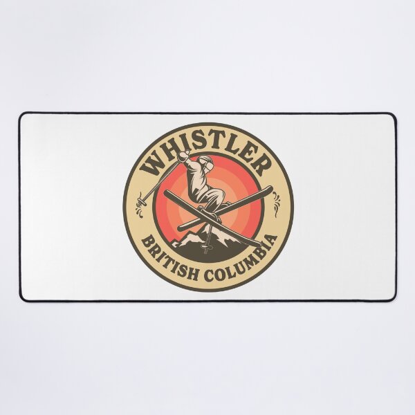 Item preview, Whistler BC Ski Retro Badge designed and sold by modeoftravel.