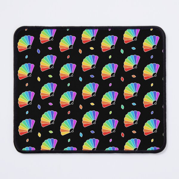 Item preview, Rainbow Fans Pattern designed and sold by murkyswamp.