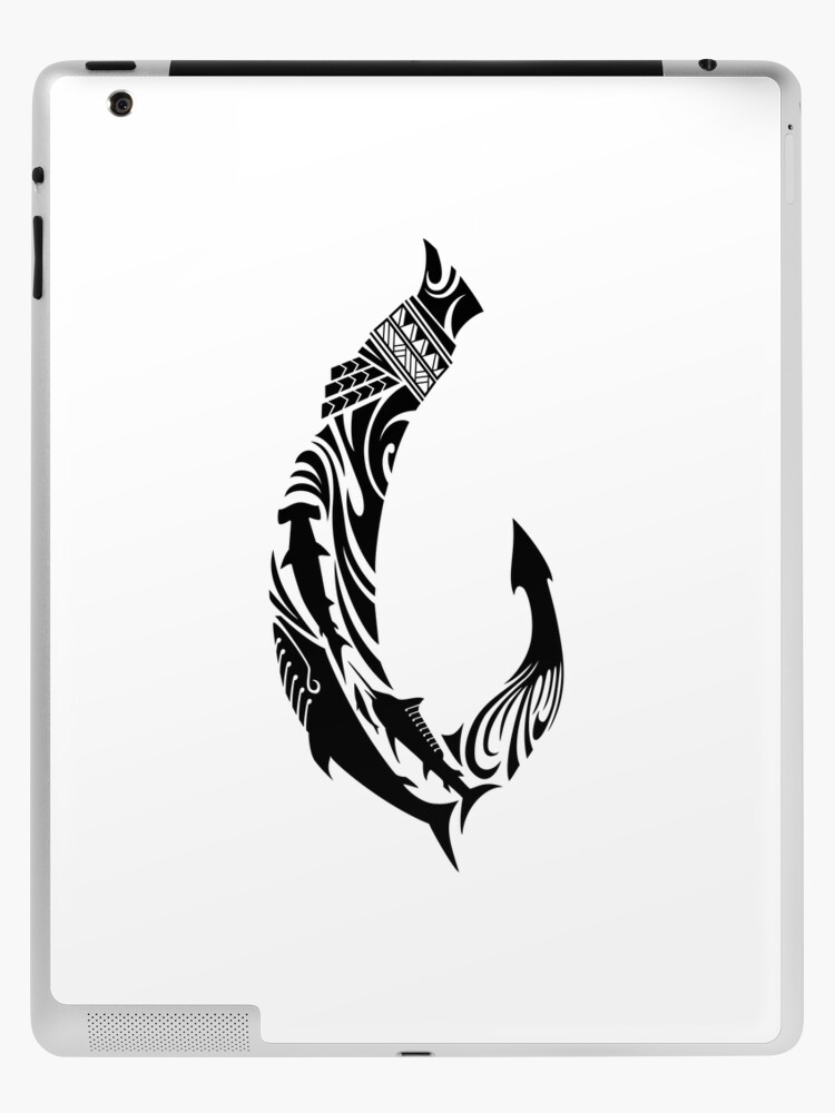 Tribal Fish Hook Poster for Sale by TurkeysDesign