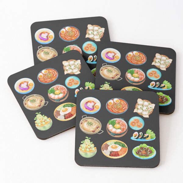 Item preview, Assorted Korean Food 3 designed and sold by Alicia Chee.