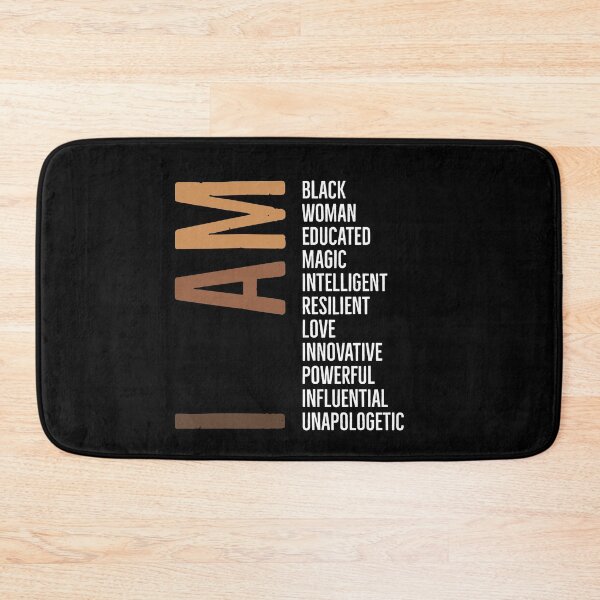 Item preview, I am Black woman educated magic intelligent resilient love innovative powerful influential unapologetic black history month designed and sold by Tarun Bisht.