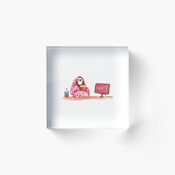 Slothflix Acrylic Block