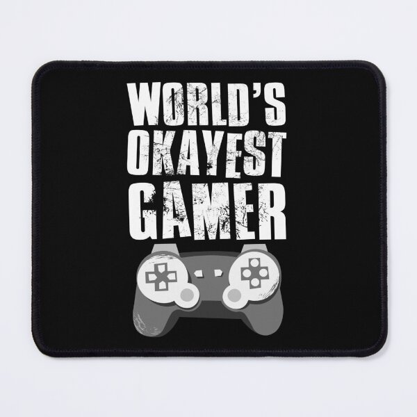 Item preview, Worlds Okayest Gamer, Gamer Gift Idea designed and sold by FNStuff.