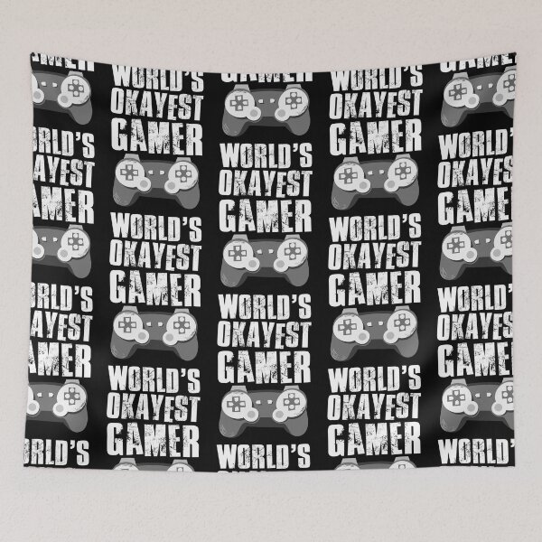 Item preview, Worlds Okayest Gamer, Gamer Gift Idea designed and sold by FNStuff.