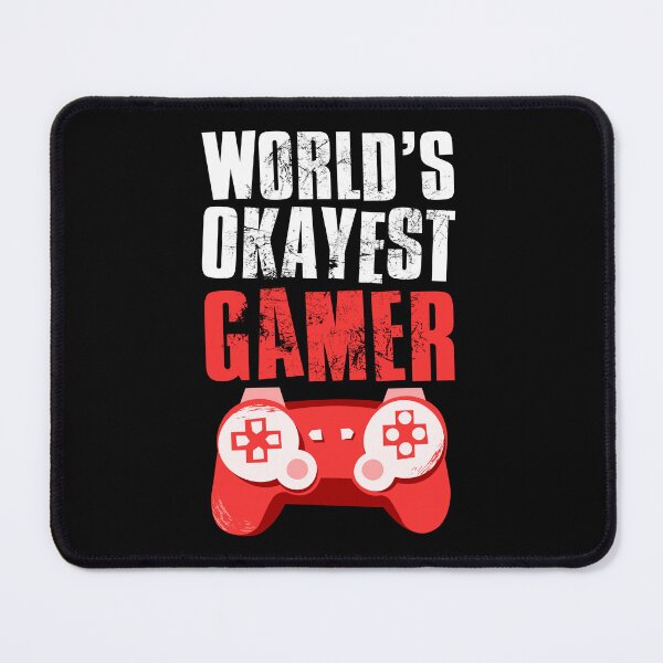 Item preview, Worlds Okayest Gamer, Gamer Gift Idea designed and sold by FNStuff.