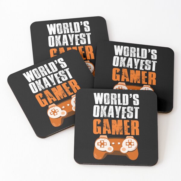 Item preview, Worlds Okayest Gamer, Gamer Gift Idea designed and sold by FNStuff.