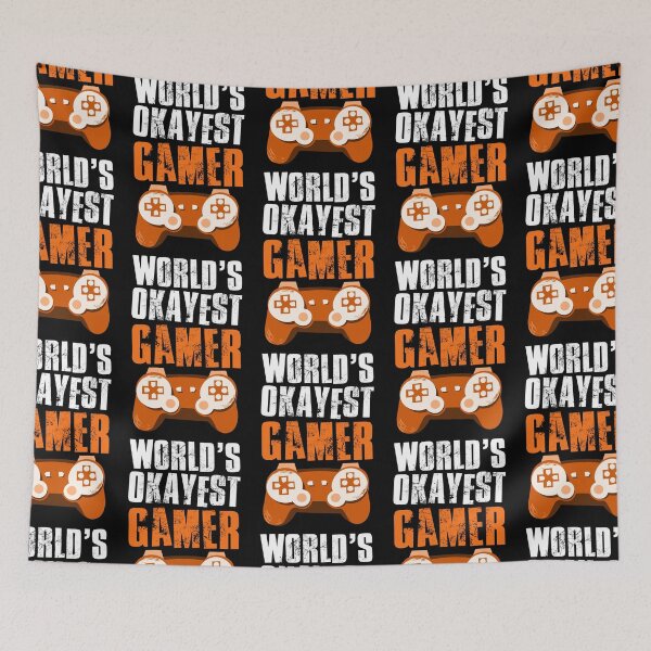 Item preview, Worlds Okayest Gamer, Gamer Gift Idea designed and sold by FNStuff.