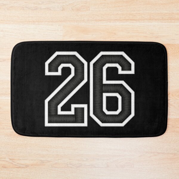 Item preview, 26 Black Jersey Sports Number twenty-six Football 26 designed and sold by elhefe.