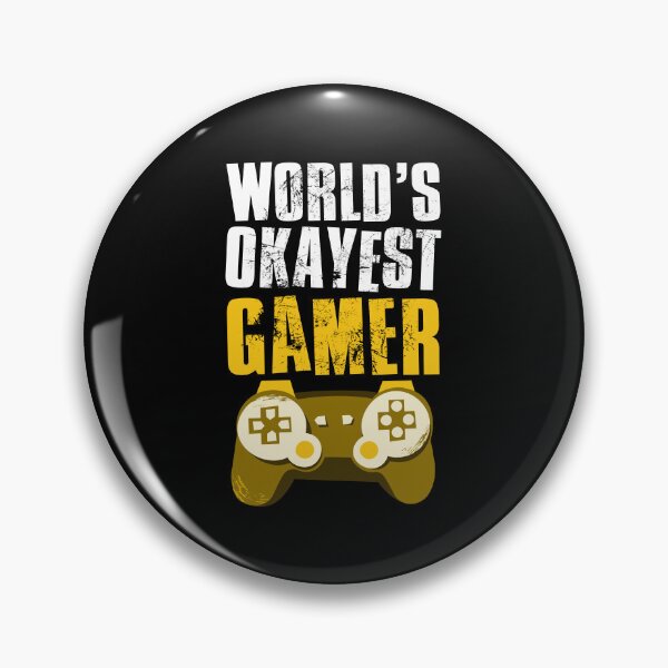 Item preview, Worlds Okayest Gamer, Gamer Gift Idea designed and sold by FNStuff.